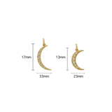 Pave Crescent Moon