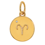 Gold Horoscope Medallion (Charm Builder)