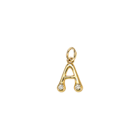 Gemstone Gold Initials