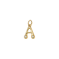 Gemstone Gold Initials