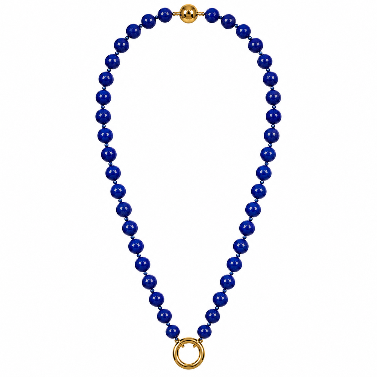Agate Round Stone Chain
