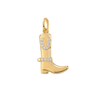 Gold Cowboy Boot
