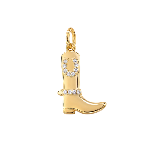 Gold Cowboy Boot