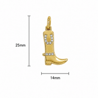 Gold Cowboy Boot