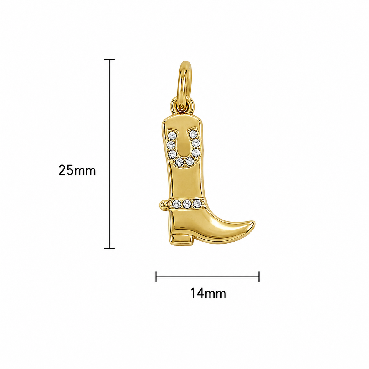 Gold Cowboy Boot