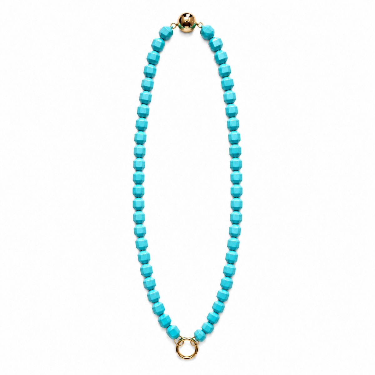 Turquoise Howlite Stone Chain