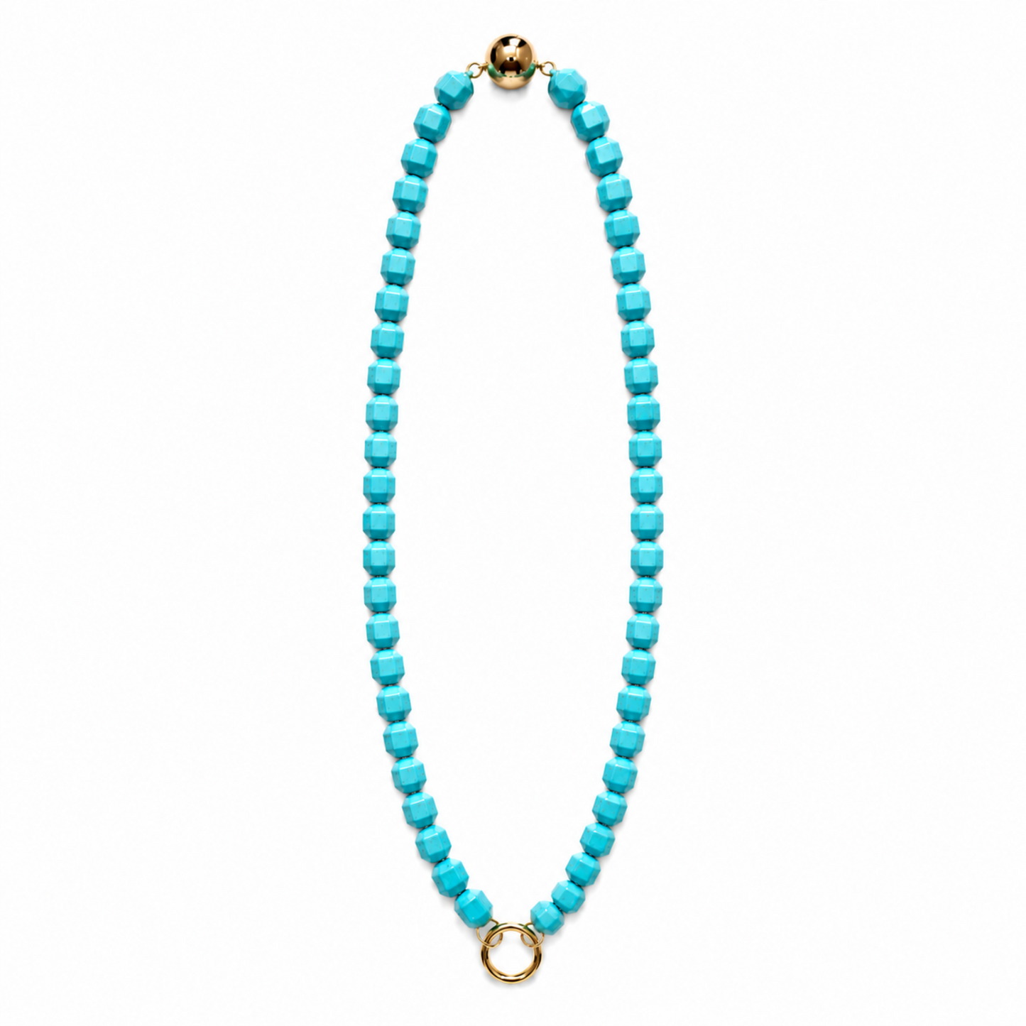 Turquoise Howlite Stone Chain