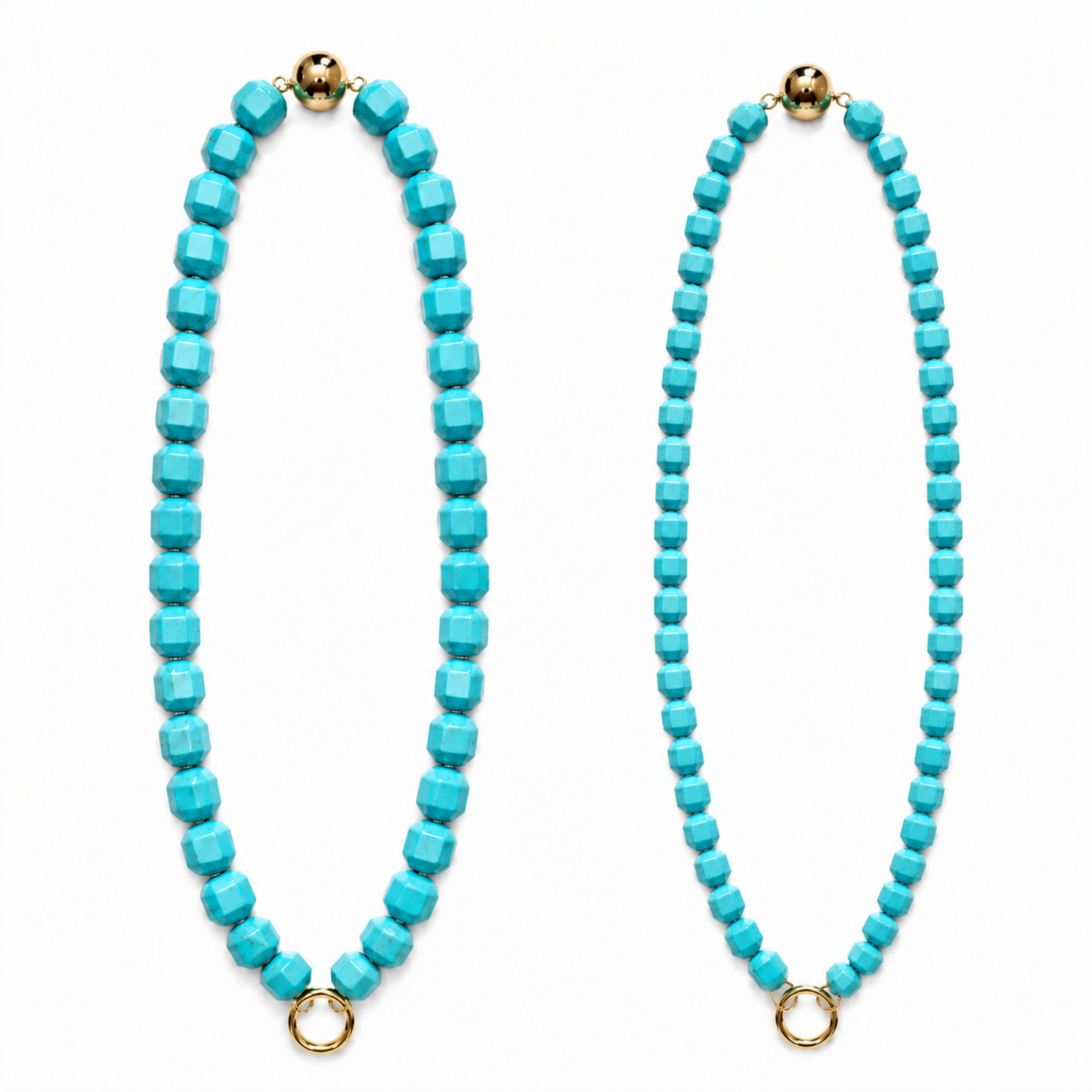 Turquoise Howlite Stone Chain