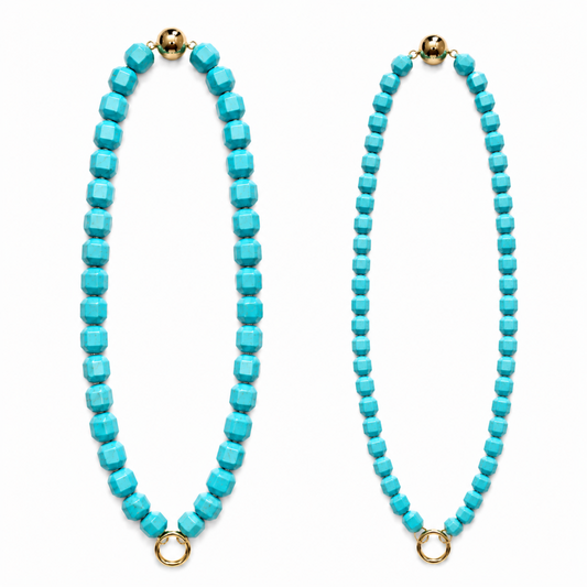 Turquoise Howlite Stone Chain