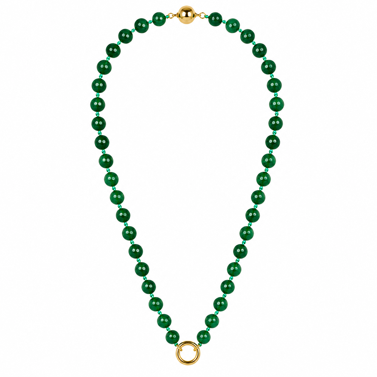 Agate Round Stone Chain