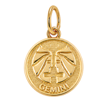 Gold Horoscope Medallion