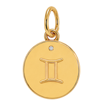 Gold Horoscope Medallion (Charm Builder)