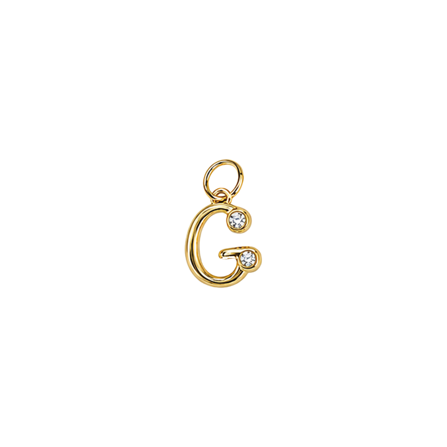 Gemstone Gold Initials
