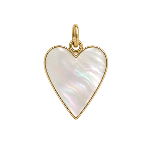 Mother of Pearl Heart