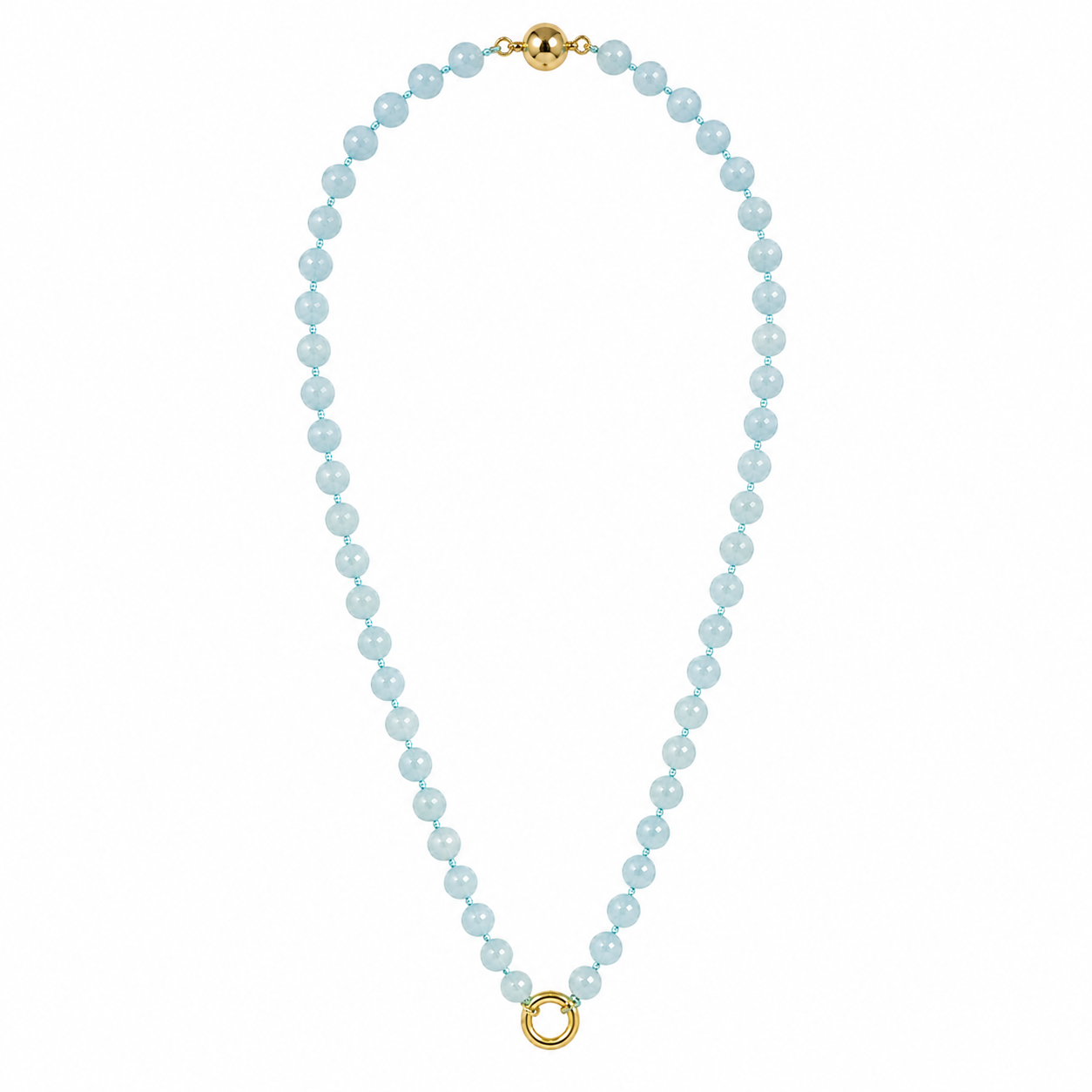 Agate Round Stone Chain
