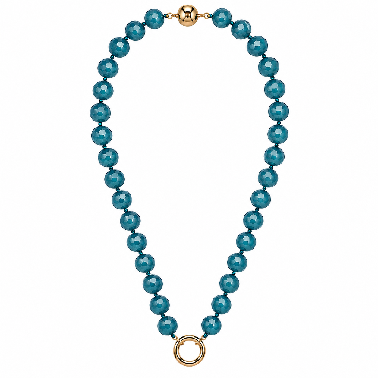 Agate Round Stone Chain