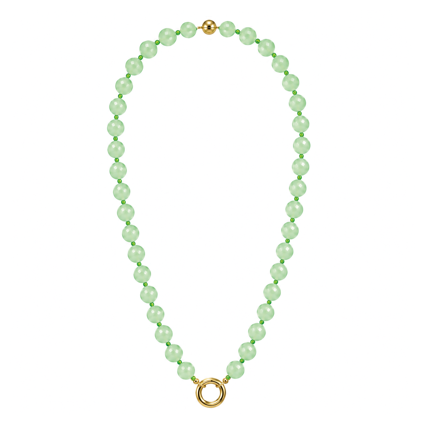 Agate Round Stone Chain