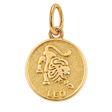 Gold Horoscope Medallion