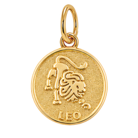 Gold Horoscope Medallion