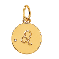 Gold Horoscope Medallion (Charm Builder)
