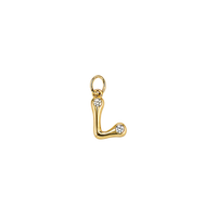 Gemstone Gold Initials