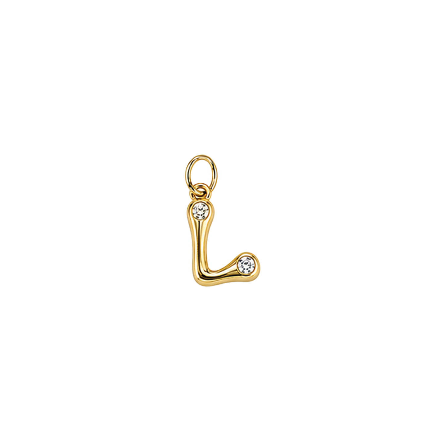 Gemstone Gold Initials
