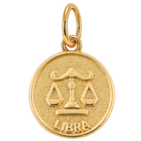 Gold Horoscope Medallion