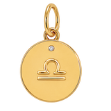 Gold Horoscope Medallion (Charm Builder)