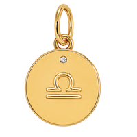 Gold Horoscope Medallion (Charm Builder)