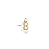Gemstone Gold Initials