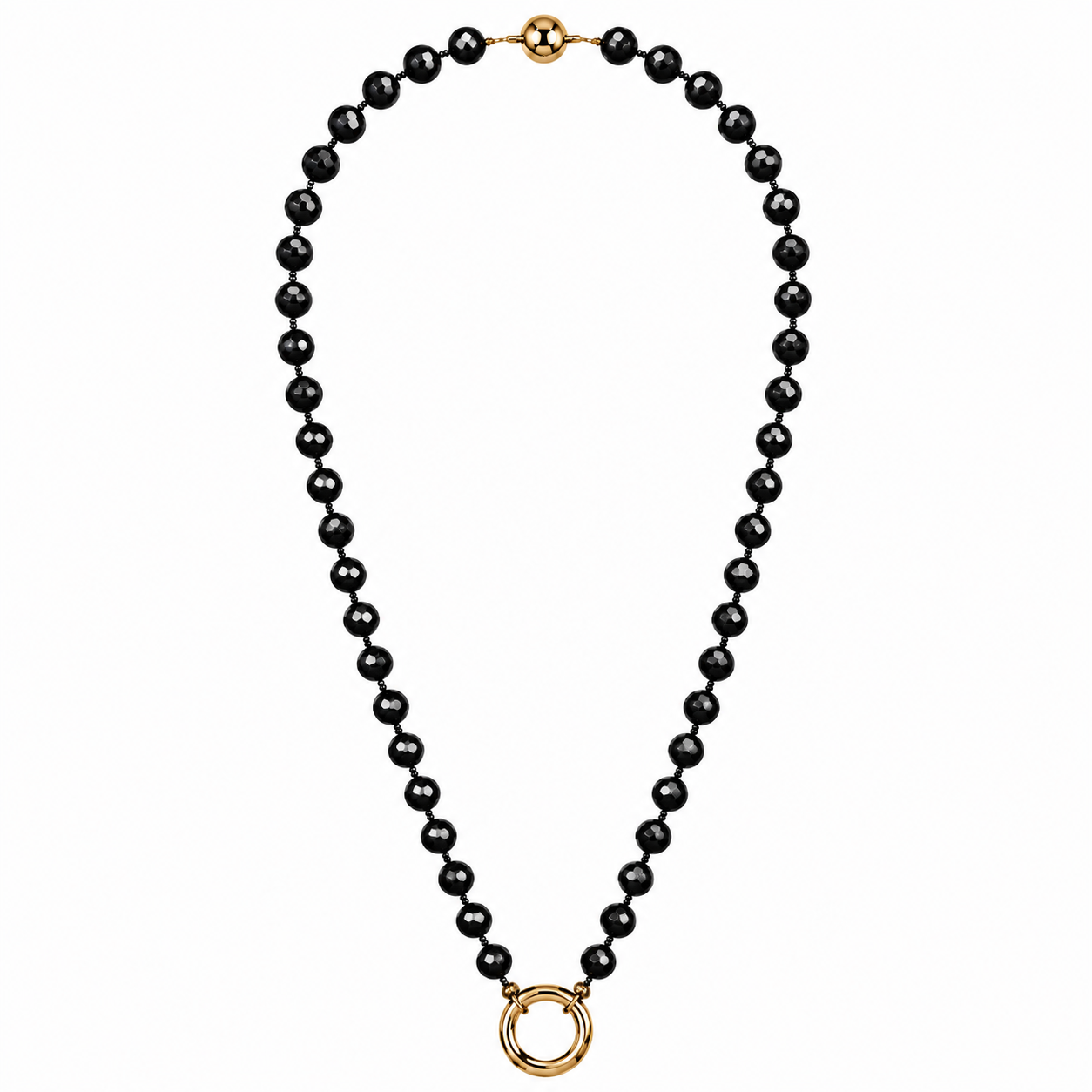 Agate Round Stone Chain