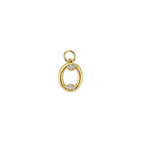 Gemstone Gold Initials