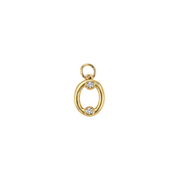 Gemstone Gold Initials