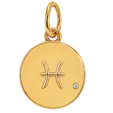 Gold Horoscope Medallion (Charm Builder)
