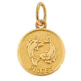 Gold Horoscope Medallion
