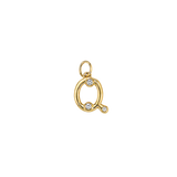 Gemstone Gold Initials