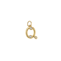 Gemstone Gold Initials