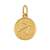 Gold Horoscope Medallion
