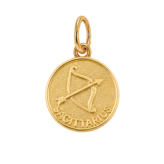 Gold Horoscope Medallion (Charm Builder)