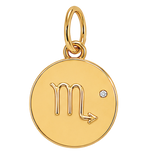 Gold Horoscope Medallion (Charm Builder)
