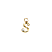 Gemstone Gold Initials