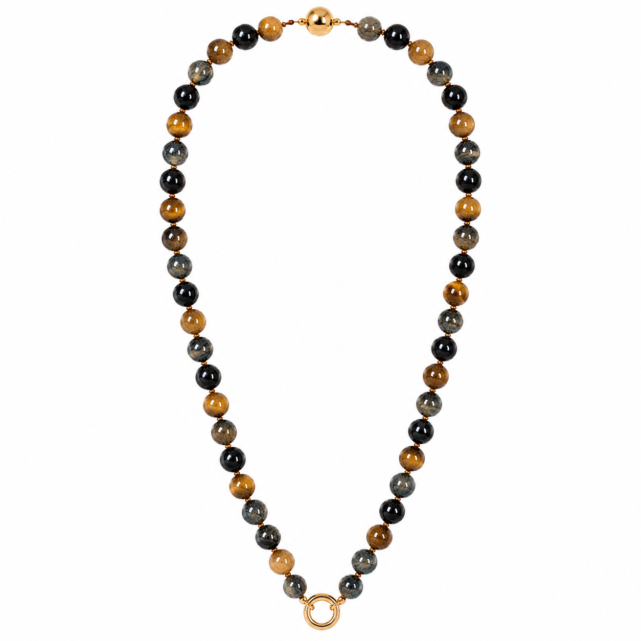 Agate Round Stone Chain