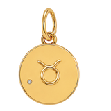 Gold Horoscope Medallion (Charm Builder)