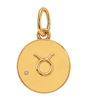 Gold Horoscope Medallion (Charm Builder)