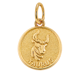 Gold Horoscope Medallion