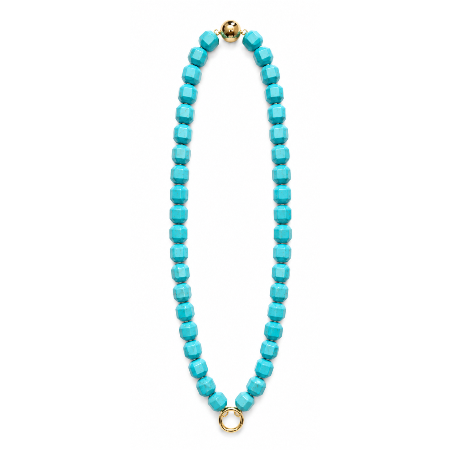 Turquoise Howlite Stone Chain