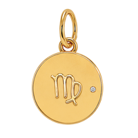 Gold Horoscope Medallion (Charm Builder)