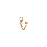 Gemstone Gold Initials