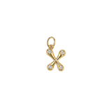 Gemstone Gold Initials