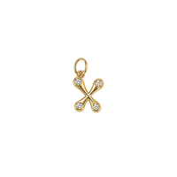 Gemstone Gold Initials